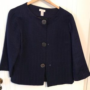 Chico’s Iightweight purple jacket, EUC, size 0